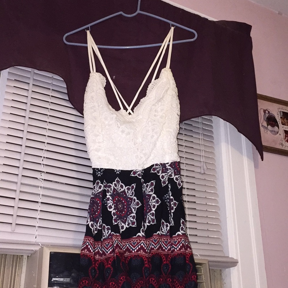 Charlotte rouse patterned romper